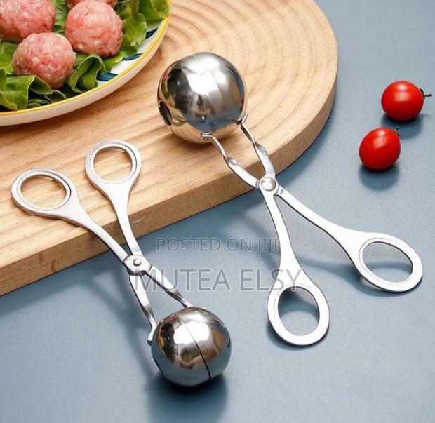 Stainless Steel Meat Ball Shaper Scissors - thumbnail 2