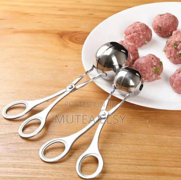 Stainless Steel Meat Ball Shaper Scissors - thumbnail 3
