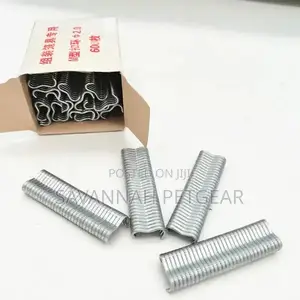 Hog Ring Zinc Plating Type M Rings for Bird Battery Cage-Box