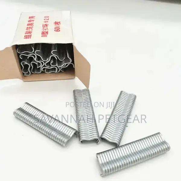 Hog Ring Zinc Plating Type M Rings for Bird Battery Cage-Box