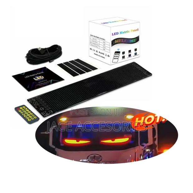 Car Windshield Led Blinking Eye Animation - main view