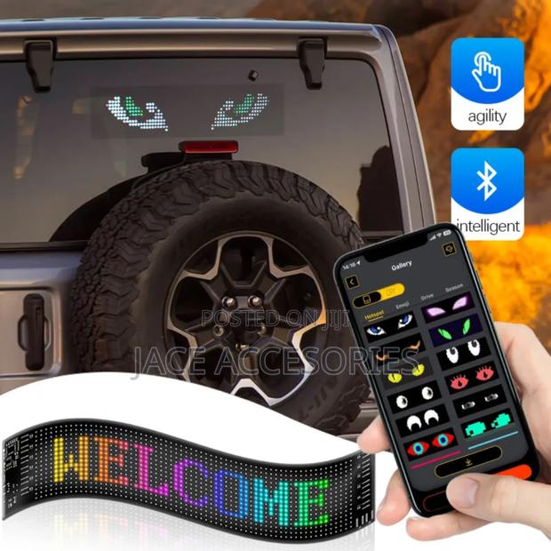 Car Windshield Led Blinking Eye Animation - thumbnail 2