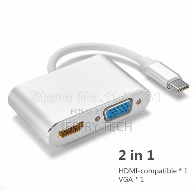 Type-C to Hdmi-Compatible Vga Usb C 3.0 Hub Adapter 10 Tv