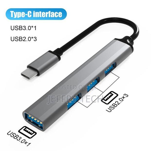 4 in 1usb 3.0 4 Port Hub Otg Adapter 5gpbs High Speed Usb 3 - main view