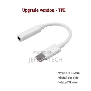 Type C 3.5mm Aux Adapter Usbc Usb Type-C to 3.5 Mm Jack Adap