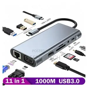 MZX 11-in-1 Docking Station Usb Hub Tipo C Type a Extension