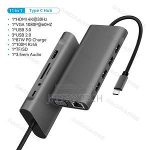 11 in 1 Usb C 3.0 Hub Type C Laptop Adapter to Hdmi-Com - thumbnail 2