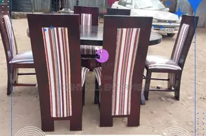 Stripped 6 Seater Dining Set
