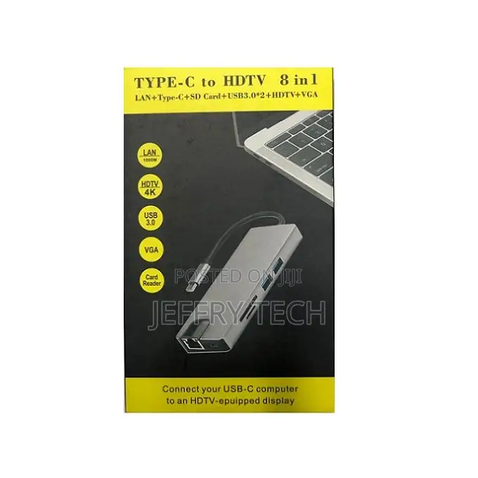 Type C - HDTV 8 in 1 Hub