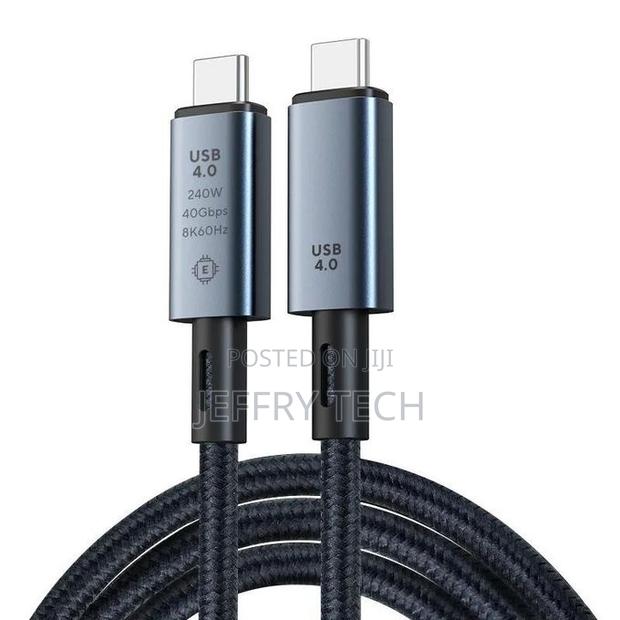 Usb 4 Usb C to C Cable Pd 240w 60hz 40g Type-C Cord F
