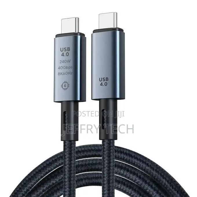Usb 4 Usb C to C Cable Pd 240w 60hz 40g Type-C Cord F