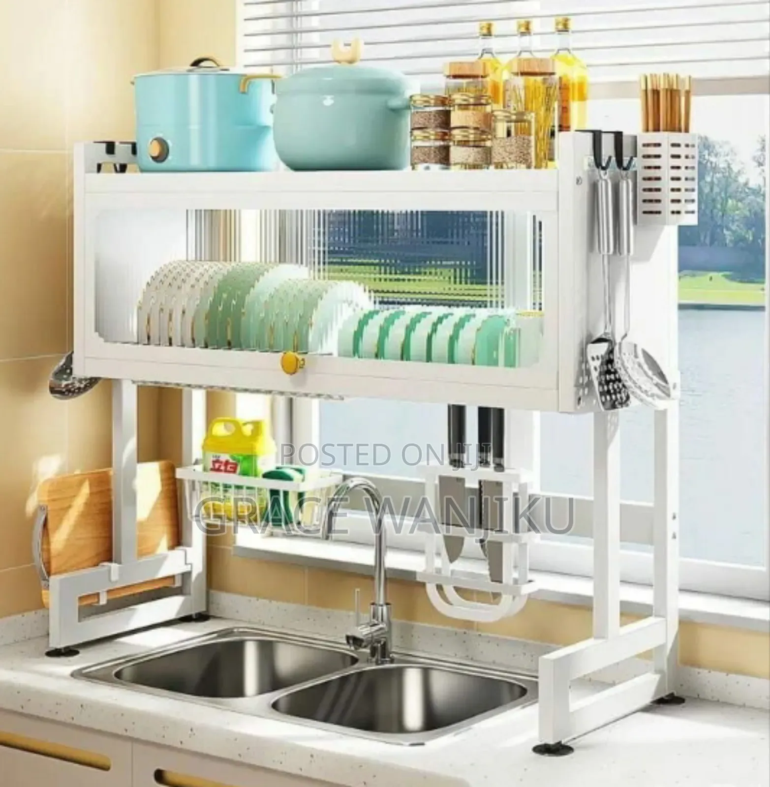 Over the Sink Dish Drainer