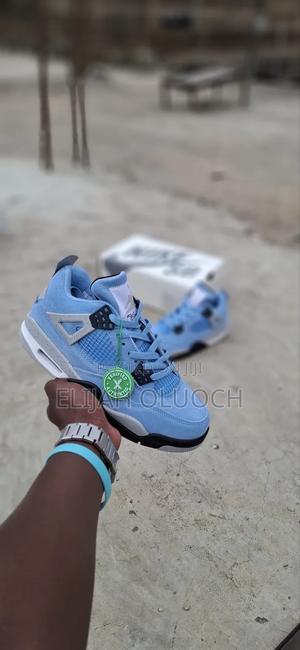 Blue Jordan 4 Shoes - thumbnail 2