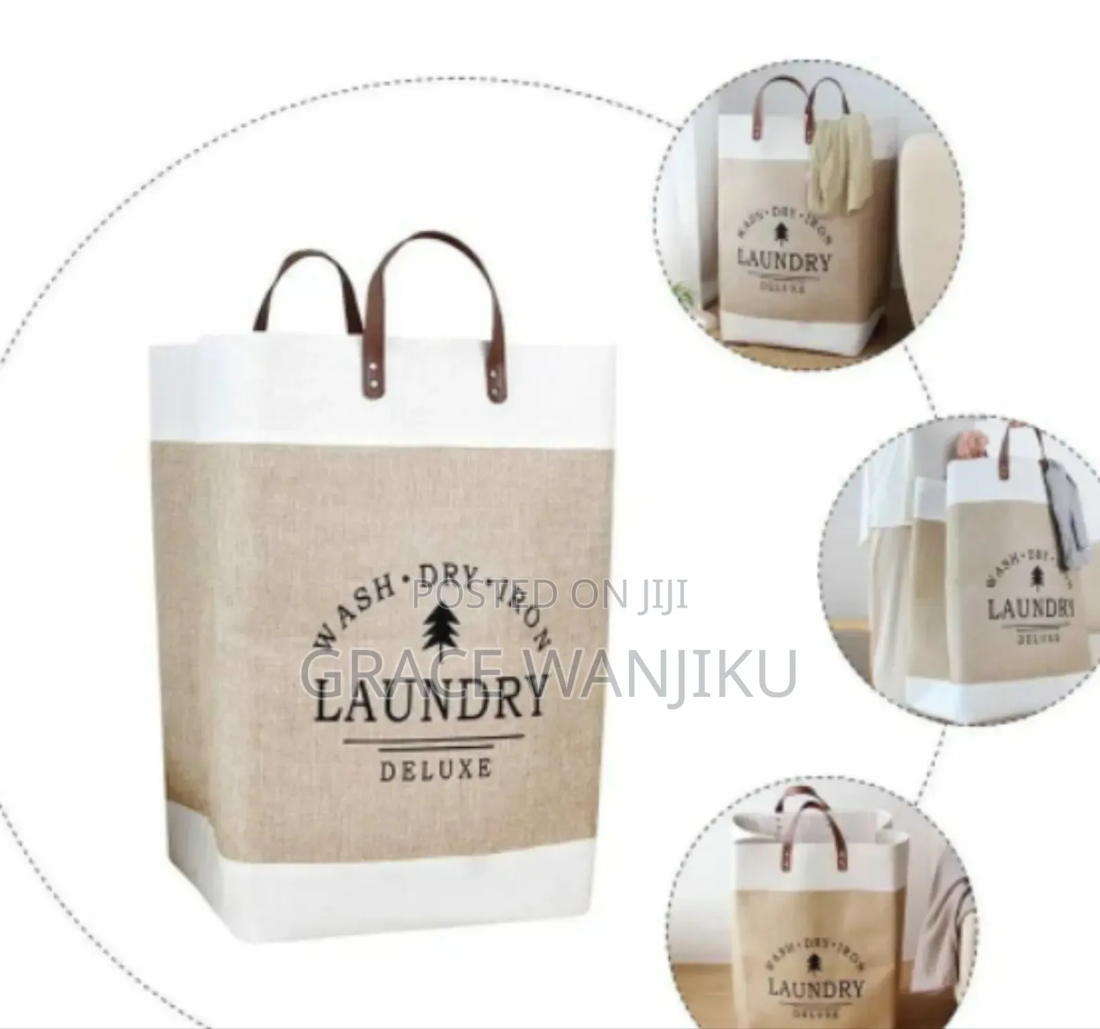 Large Capacity Foldable Laundry Deluxe Basket