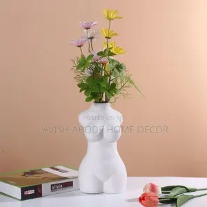 Nude Girl Ceramic Flower Vase Decor