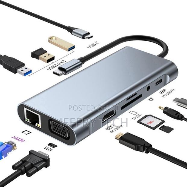 Usb C Hub Docking Station Type C to Hdmi-Compatible Hub - thumbnail 3