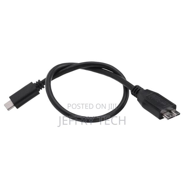 Hard Drive Cableusb 3.1 Type-C Male to Usb 3.0 Micro-B Male