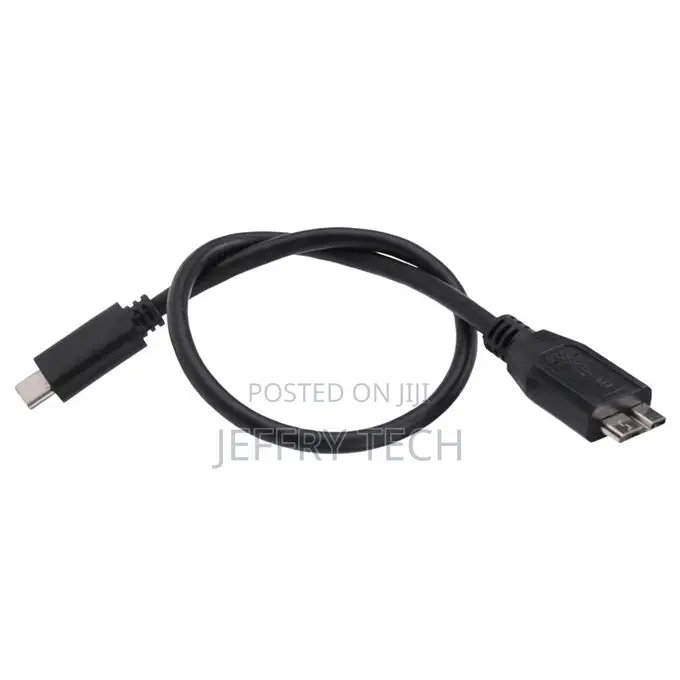 Hard Drive Cableusb 3.1 Type-C Male to Usb 3.0 Micro-B Male