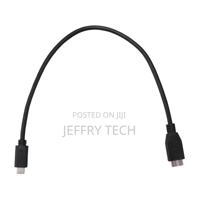 Hard Drive Cableusb 3.1 Type-C Male to Usb 3.0 Micro-B Male