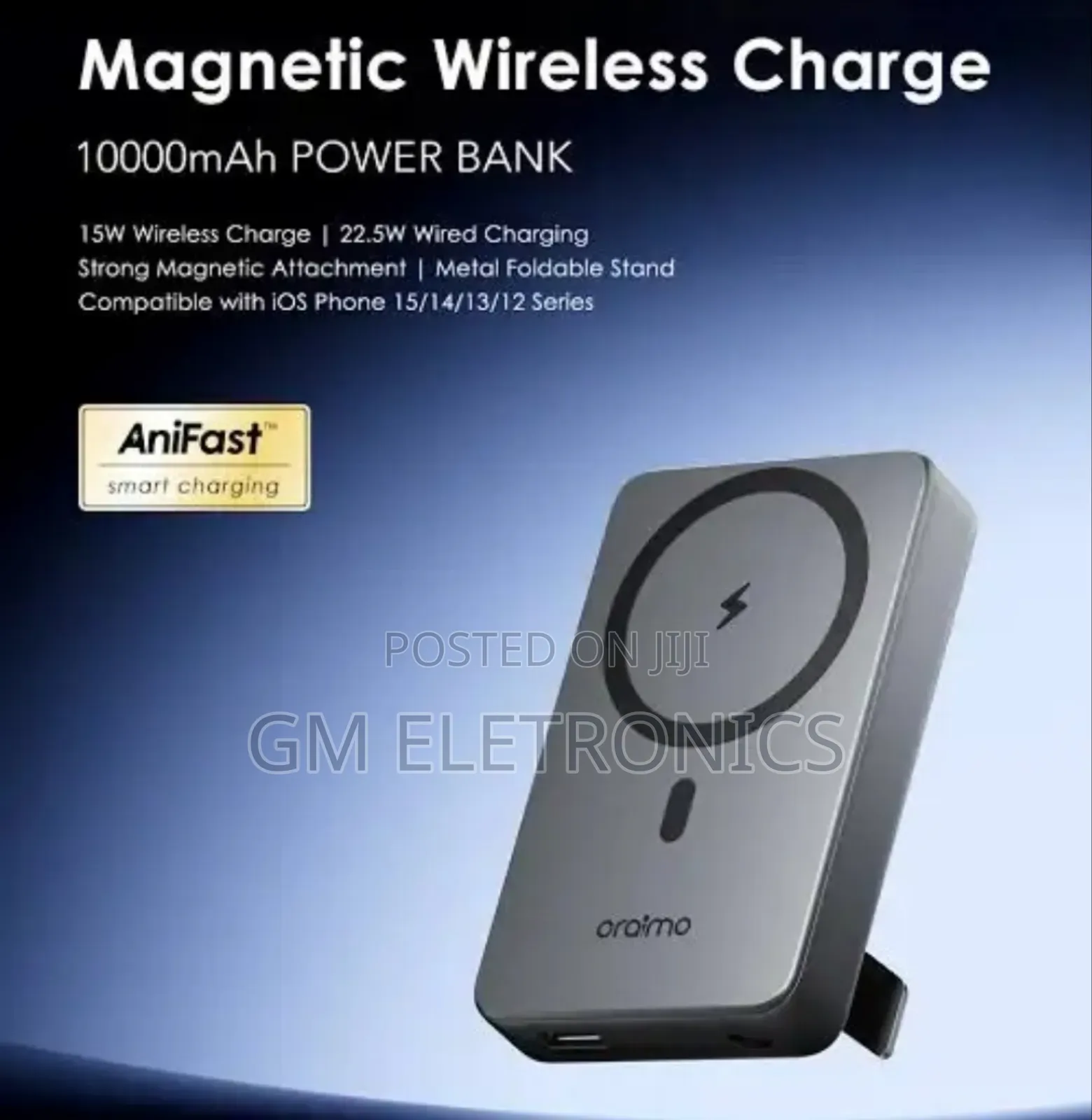 10000mah Magpower 15 Magnetic Wireless Wired Power Bank