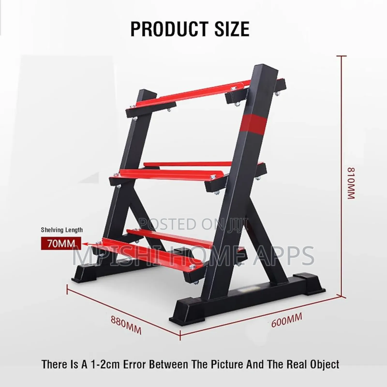 3 Tier Dumbbell Rack