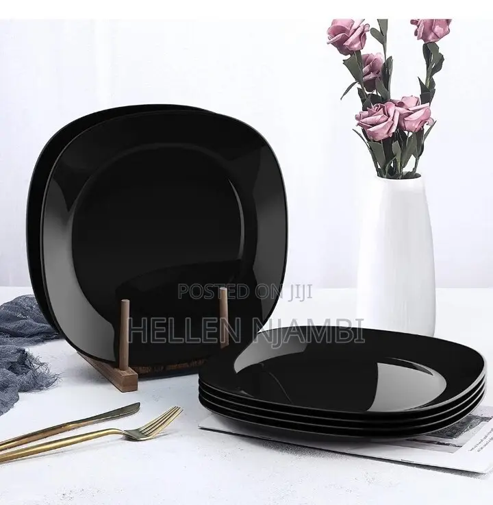 Set of 6 Luminarc Square Dinner Plates