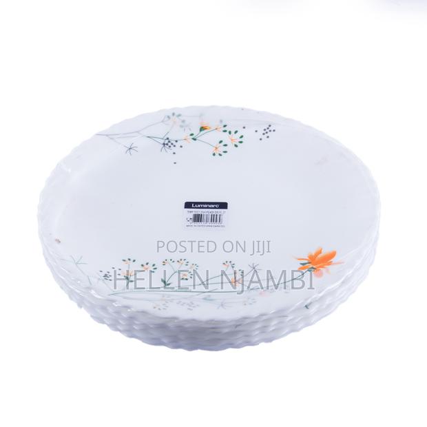 6pcs Luminarc Flowered Dinner Plates
