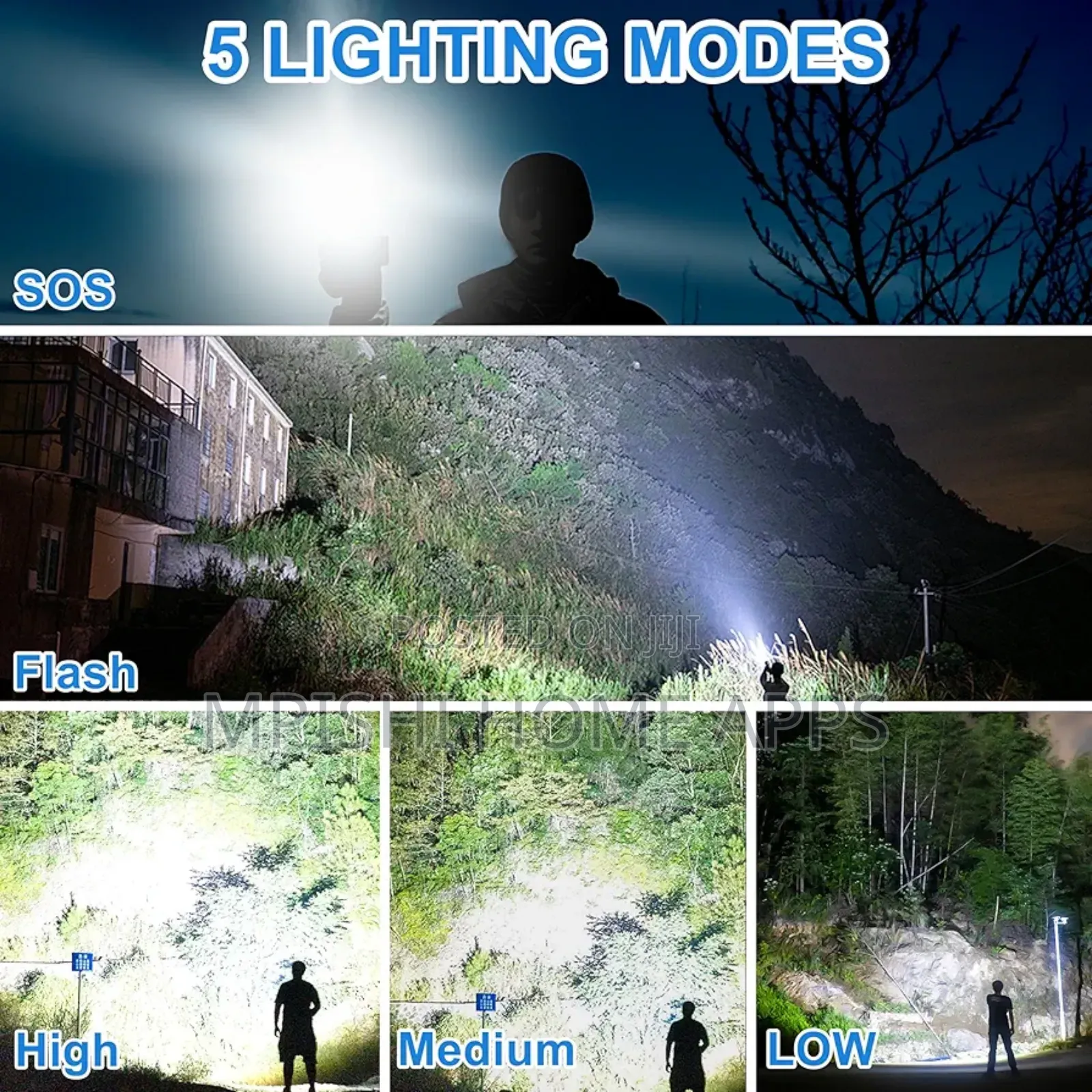 Super Bright Rechargeable Led Flashlight