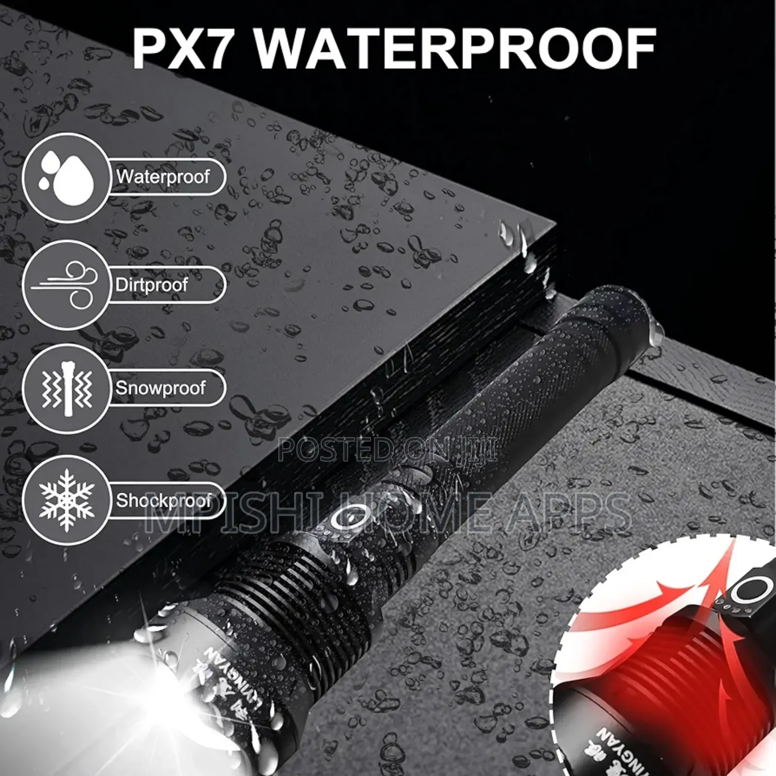 Super Bright Rechargeable Led Flashlight