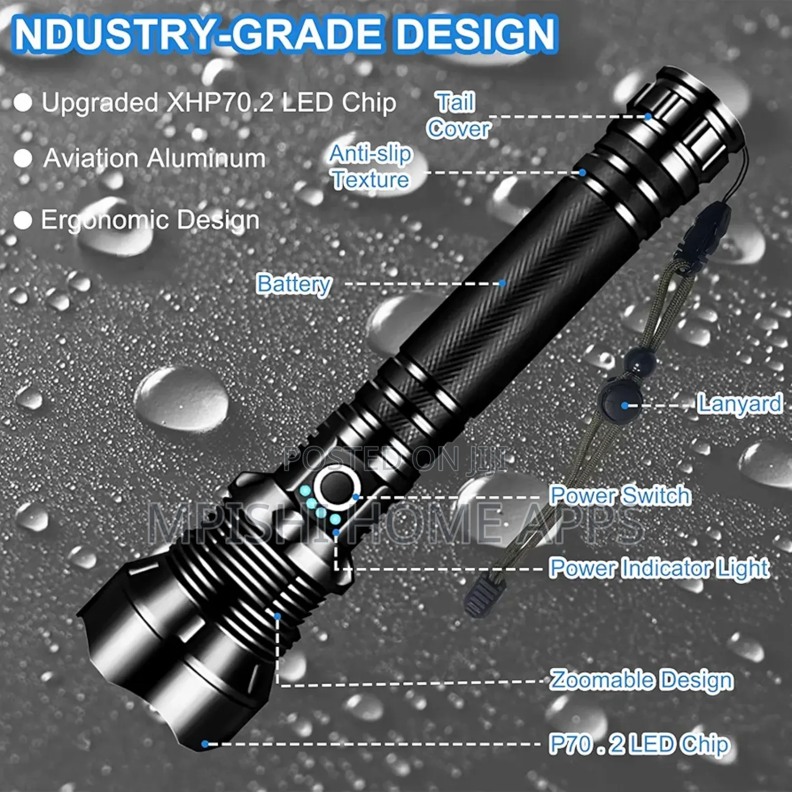 Super Bright Rechargeable Led Flashlight