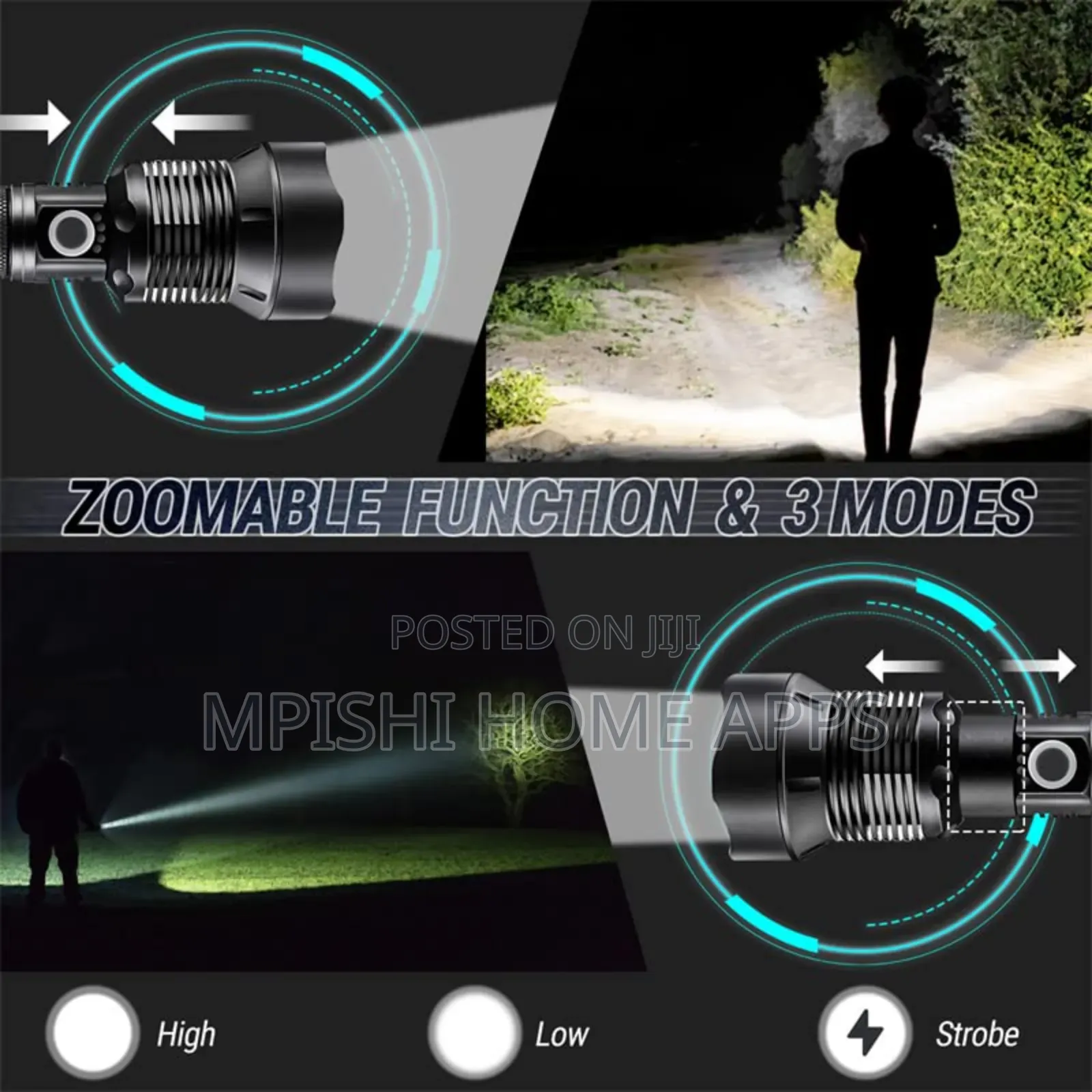 Super Bright Rechargeable Led Flashlight