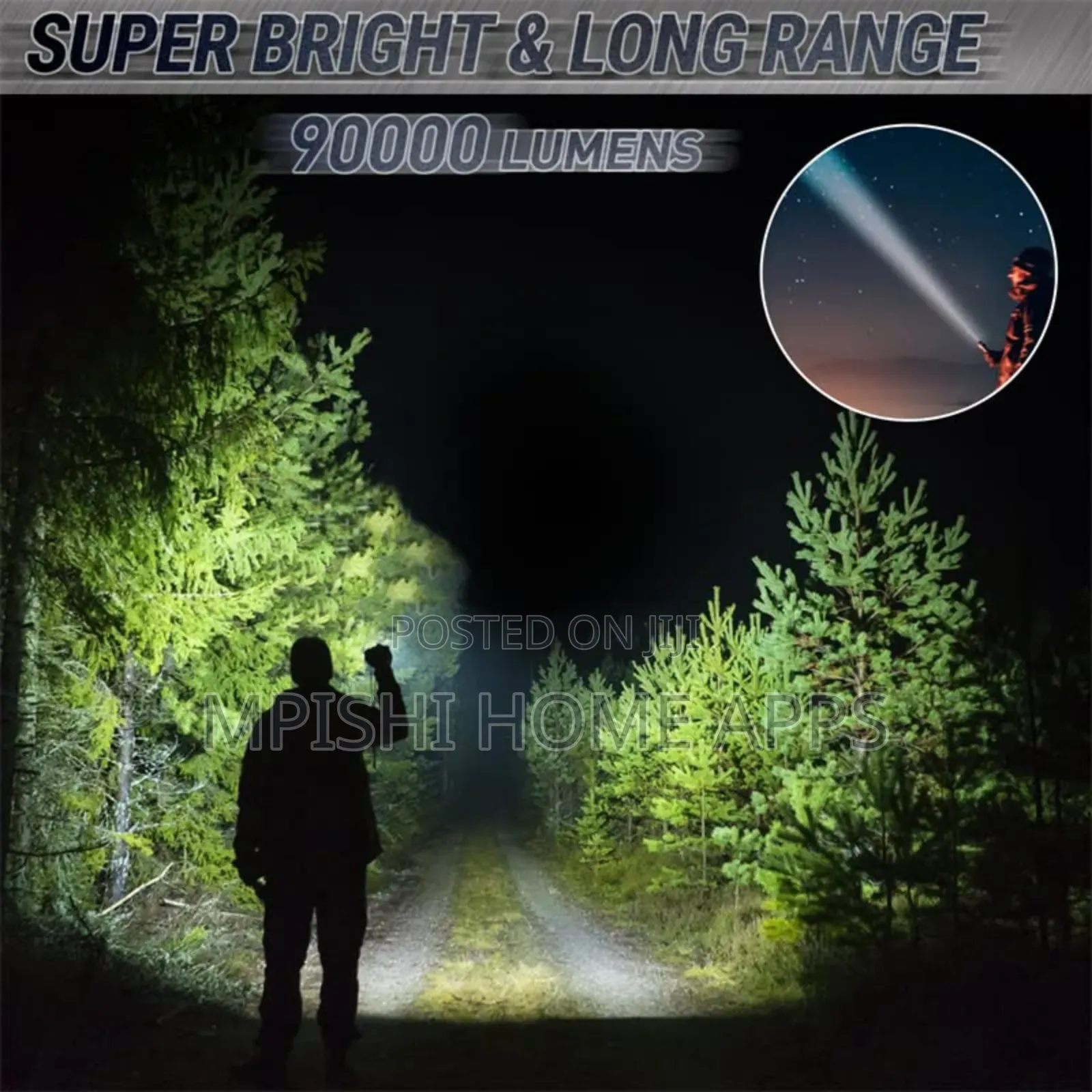 Super Bright Rechargeable Led Flashlight