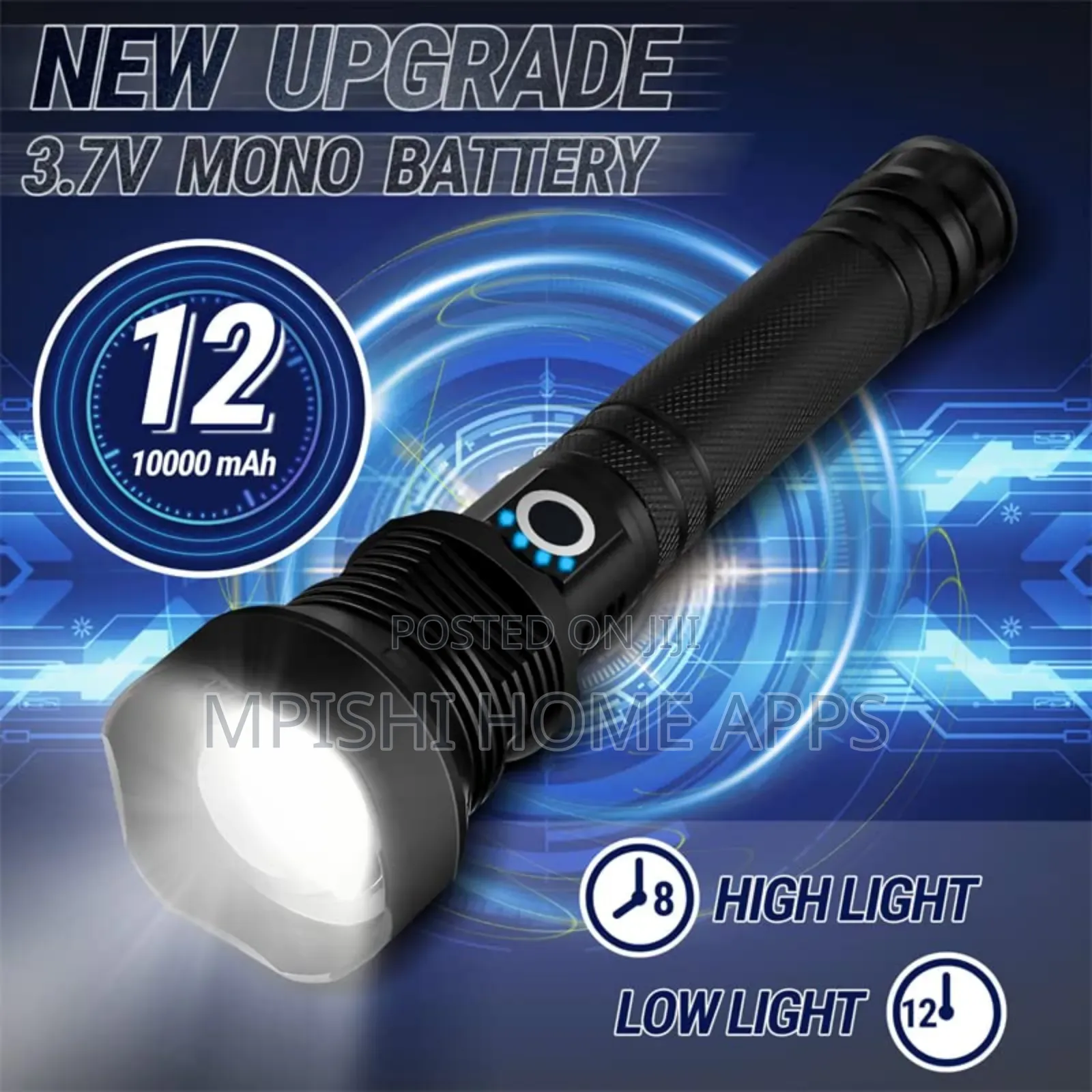 Super Bright Rechargeable Led Flashlight