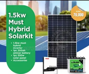 Powerfull1.5kw Solar Fullkit Solar System Hybrid