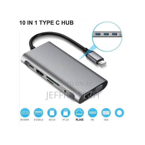 10 11 Port Usb C Hub 12 in 1 Type C Adapter Usb C Hub Hdmi 4