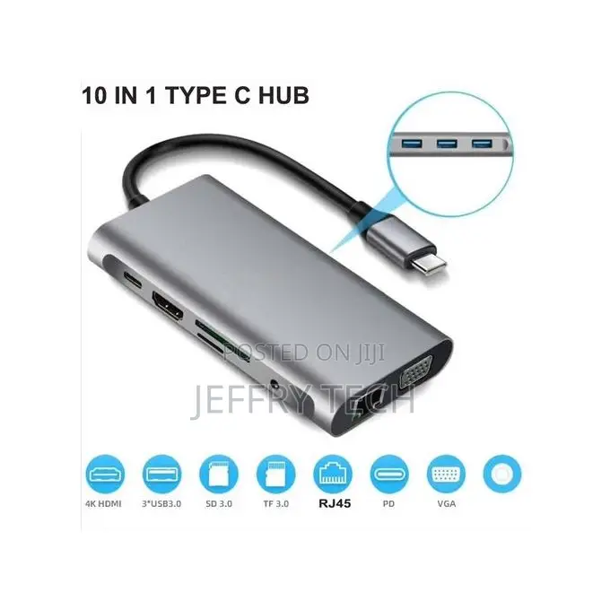 10 11 Port Usb C Hub 12 in 1 Type C Adapter Usb C Hub Hdmi 4