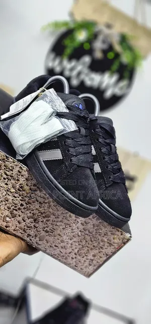 All Black Adidas Campus  Sneakers