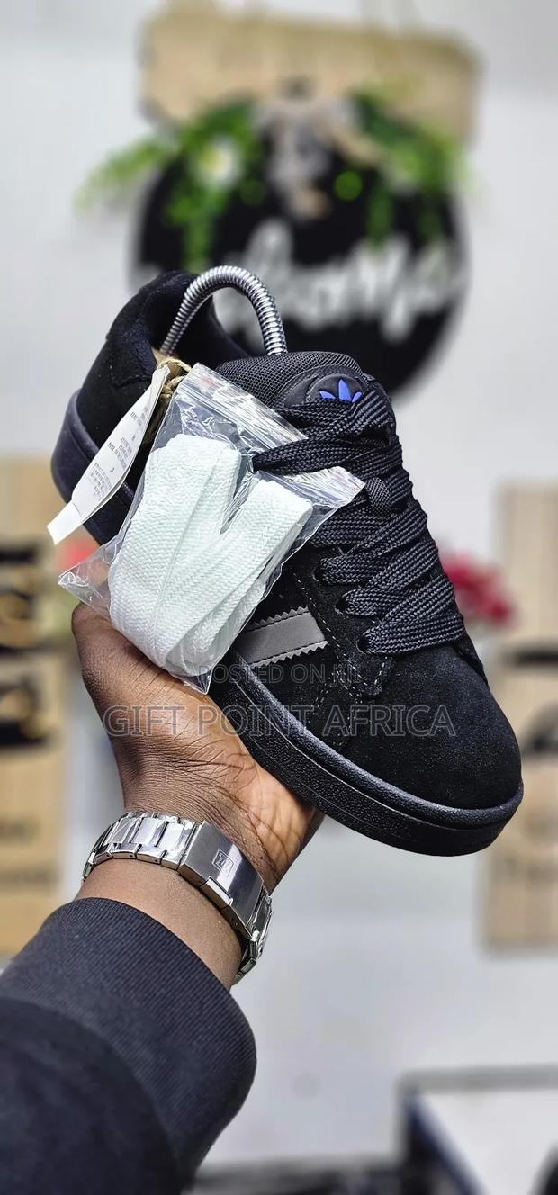 All Black Adidas Campus  Sneakers - thumbnail 3