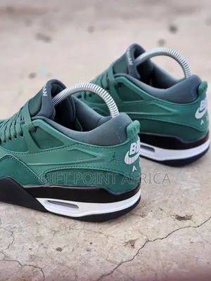 *Nigel Sylvester X Air Jordan 4 Rm*
 " _fence Green_ "