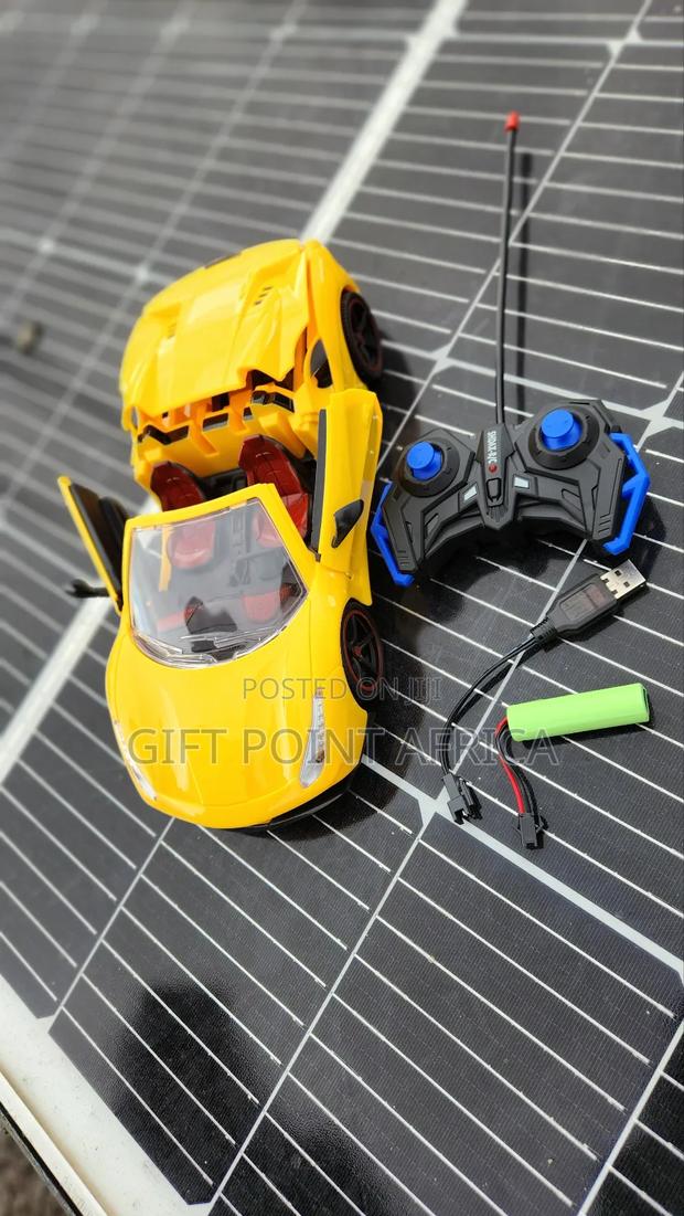Yellow Lamborghini Rechargeable Remote Control Toy Car - thumbnail 3