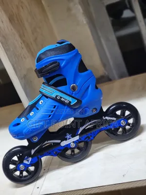 Professional Speed Roller Skates With Three Wheels 100mm