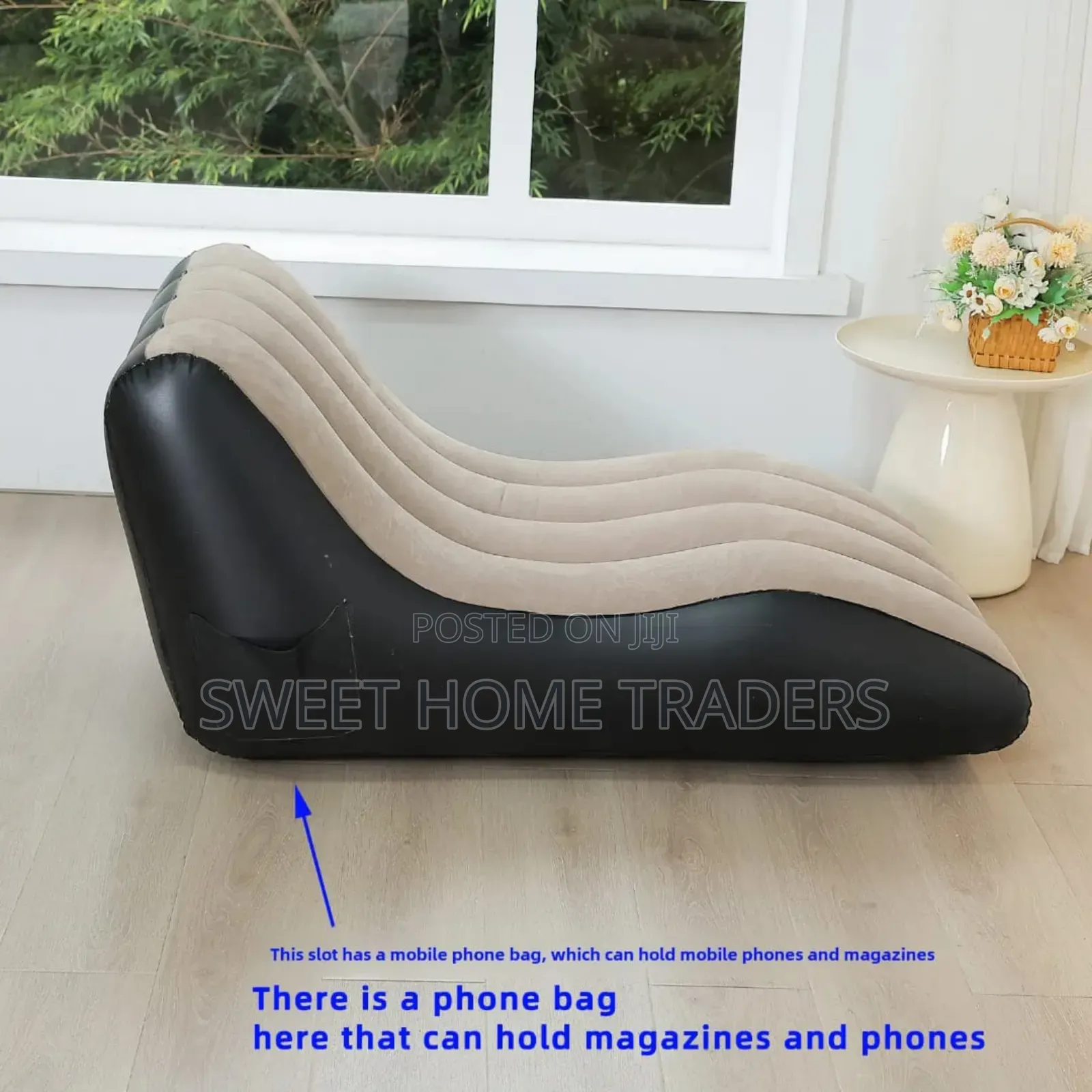 *Ergonomic Inflatable Lounge Chair