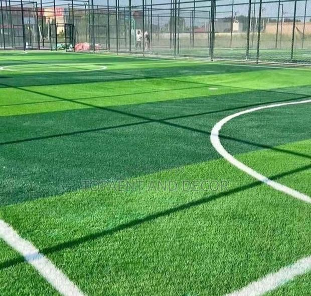 Soft Kid and Friendly Football Pitch Spaced Artificial Grass