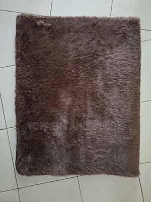Chocolate Brown Home Fluffy Carpet