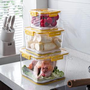 *3pcs \ Set Stackable Food Storage Containers - thumbnail 2