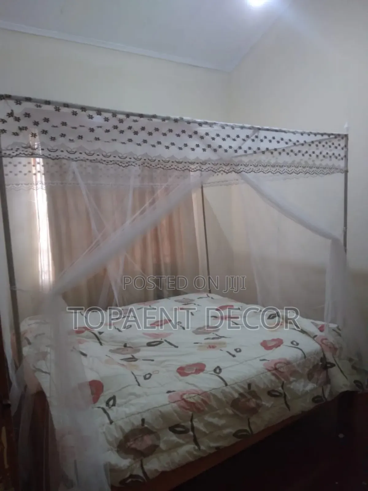 Mosquito Repellent White 4 by 6 Bed Mosquito Net