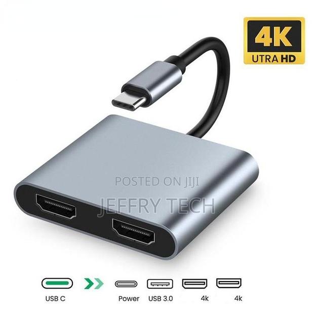 Usb C 3.0 Hub Type-C Dp Mode to Dual Hd Dispaly Audio Vid - main view