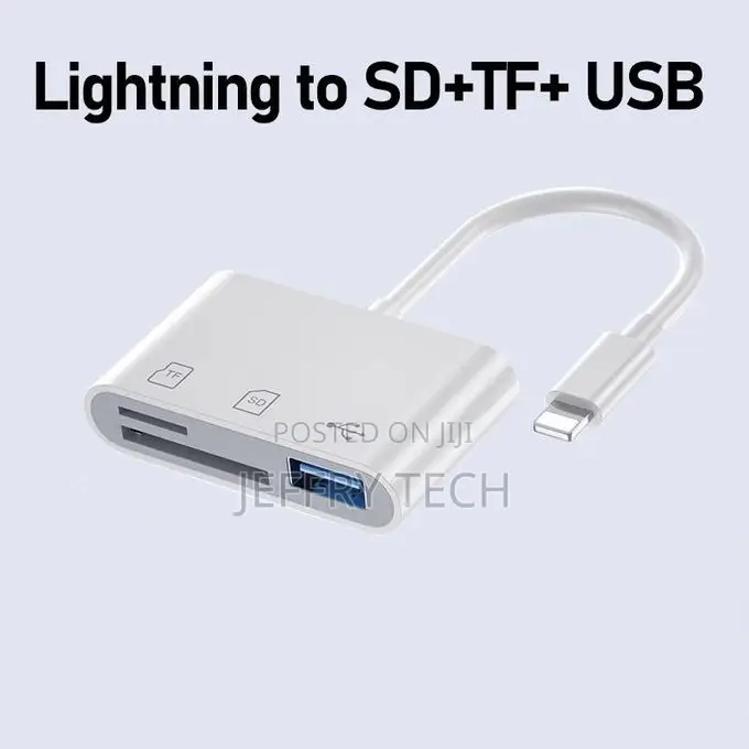 3 5 Mm Sd Tf Lightning Usb-C Hub Station for Mobile Macbook