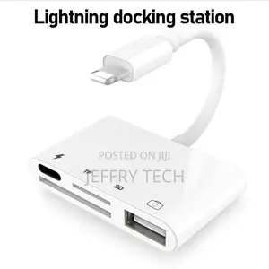 3 5 Mm Sd Tf Lightning Usb-C Hub Station for Mobile Macbook