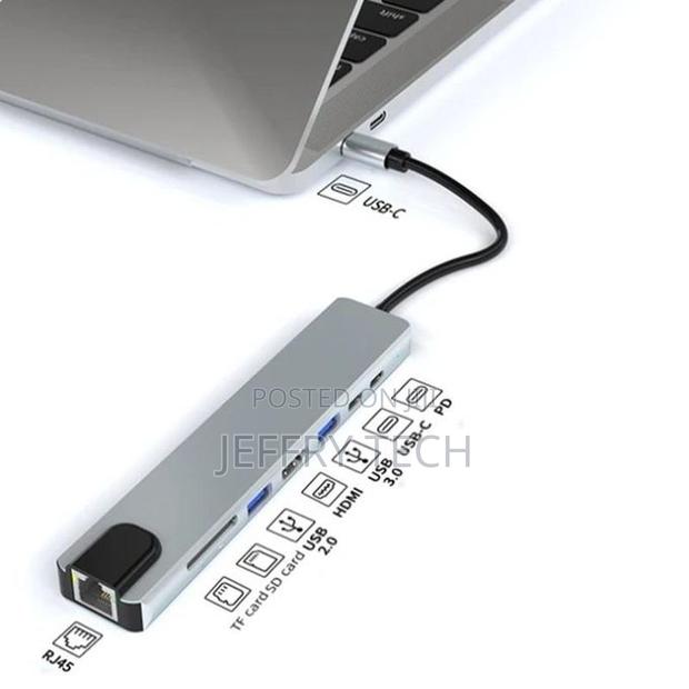 Type-C to Usb 3.0 Hub Expansion Dock Adapter Type-C to Hd - thumbnail 2